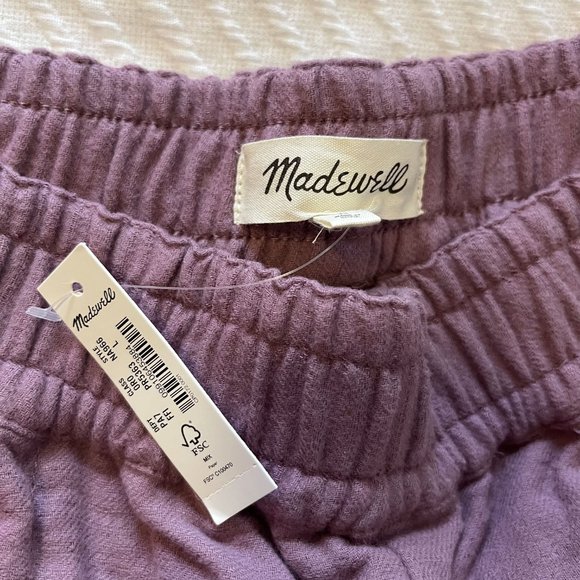 BRAND NEW | MADEWELL | Waffleback Pull-On High-Rise Tapered Pants - Picture 4 of 6